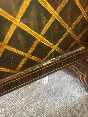 Lot 301 - A scumbled pine waterfall bookcase