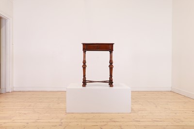Lot 326 - A William and Mary-style walnut side table by Howard & Sons