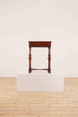 Lot 326 - A William and Mary-style walnut side table by Howard & Sons