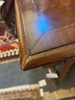 Lot 326 - A William and Mary-style walnut side table by Howard & Sons