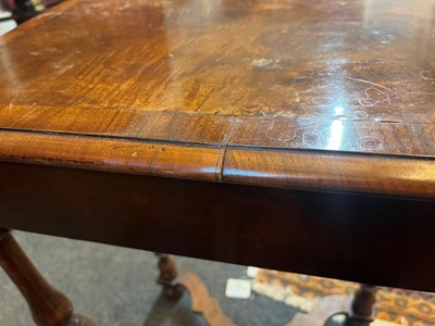 Lot 326 - A William and Mary-style walnut side table by Howard & Sons