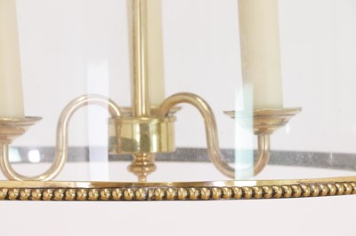Lot 644 - A brass lantern