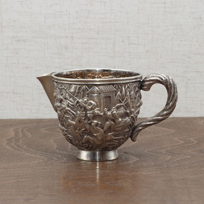 Lot 338 - A Chinese silver milk jug