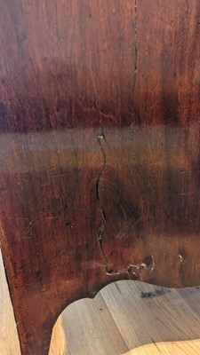 Lot 89 - A George III mahogany serpentine commode