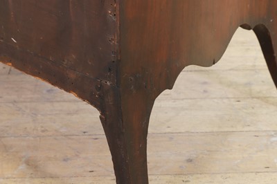 Lot 89 - A George III mahogany serpentine commode