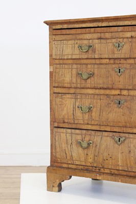Lot 108 - A George I walnut bachelor's chest