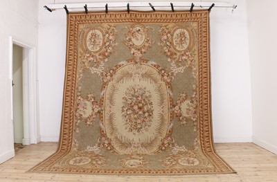 Lot 252 - An English needlepoint carpet