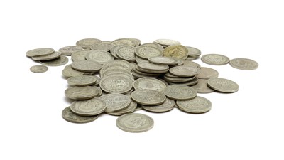 Lot 80 - A group of pre-1946 part silver coins