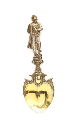 Lot 81 - A silver gilt Napoleon spoon