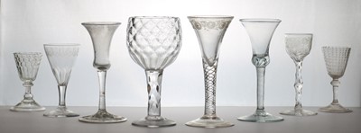 Lot 184 - A group of drinking glasses