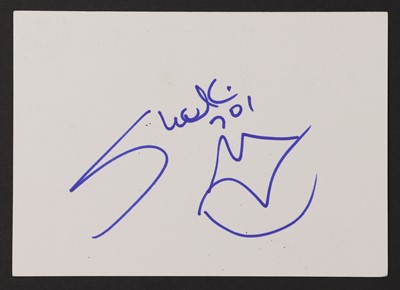 Lot 214 - A quantity of autographs of music stars