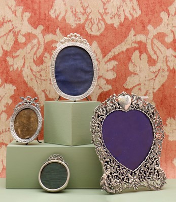 Lot 82 - A group of four silver photograph frames