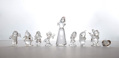 Lot 200A - A Swarovski Crystal Snow White and Seven Dwarves collectors set