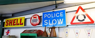 Lot 20 - A Shell enamel advertising sign