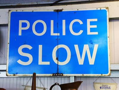 Lot 20 - A Shell enamel advertising sign