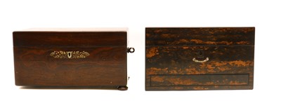 Lot 302 - A Victorian coromandel dressing table box