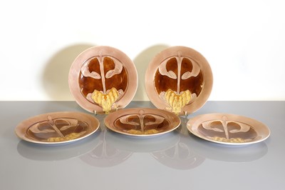 Lot 180 - A set of ten Minton plates