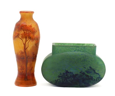 Lot 249 - A Daum glass vase