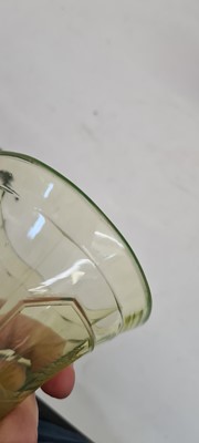 Lot 215 - A group of Bohemian glass beakers