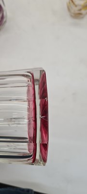 Lot 215 - A group of Bohemian glass beakers