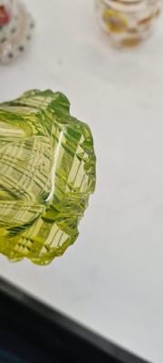 Lot 215 - A group of Bohemian glass beakers