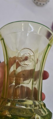 Lot 215 - A group of Bohemian glass beakers