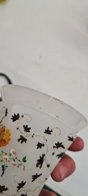 Lot 215 - A group of Bohemian glass beakers