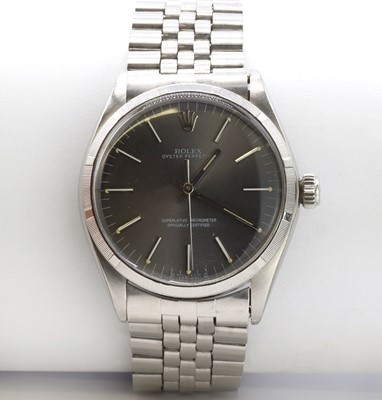 Lot 541 - A gentlemen's stainless steel Rolex 'Oyster Perpetual' bracelet watch