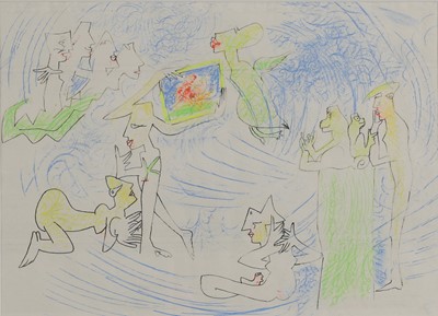 Lot 251 - Roberto Matta (Chilean-Italian, 1911-2002)
