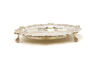 Lot 68 - A silver waiter