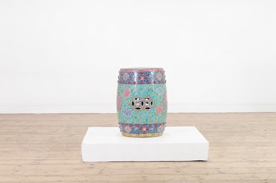 Lot 459 - A Peranakan-style porcelain garden seat