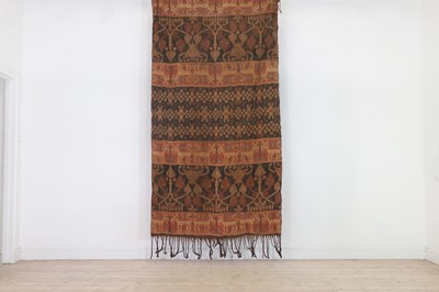 Lot 268 - A Sumba cotton ikat hinggi