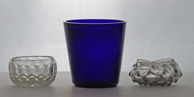 Lot 234 - A George III Bristol blue glass beaker