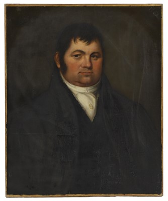 Lot 14 - A late 18th-century portrait of Daniel Lambert, the heaviest man in England