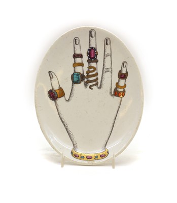 Lot 173 - A Fornasetti porcelain 'Mano' dish