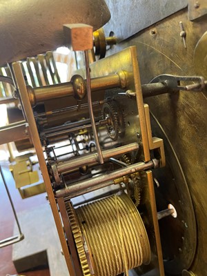 Lot 115 - A rare George III mahogany musical automaton longcase clock by Samuel Smith of London