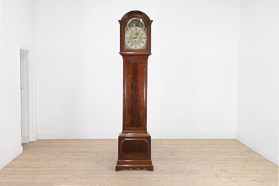 Lot 115 - A rare George III mahogany musical automaton longcase clock by Samuel Smith of London