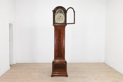 Lot 115 - A rare George III mahogany musical automaton longcase clock by Samuel Smith of London