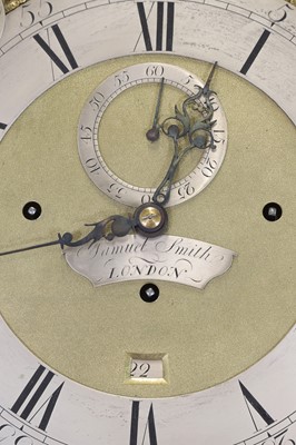 Lot 115 - A rare George III mahogany musical automaton longcase clock by Samuel Smith of London