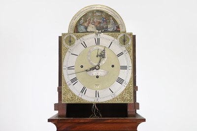 Lot 115 - A rare George III mahogany musical automaton longcase clock by Samuel Smith of London