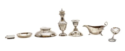 Lot 22 - A collection of silver items