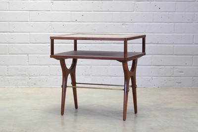 Lot 235 - A teak side table