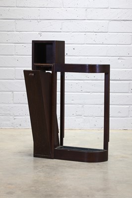 Lot 175 - An Art Deco stained oak umbrella stand