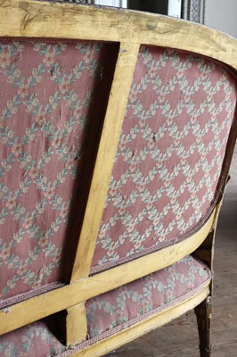 Lot 132 - ☘ A set of six giltwood open armchairs of Chippendale design
