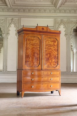 Lot 135 - ☘ A satinwood press