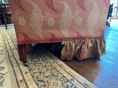 Lot 301 - ☘ A late Victorian chair-end daybed