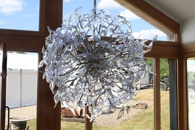 Lot 457 - A large Murano spherical chandelier