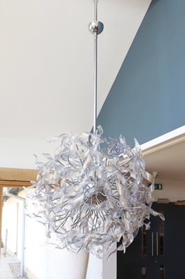 Lot 457 - A large Murano spherical chandelier