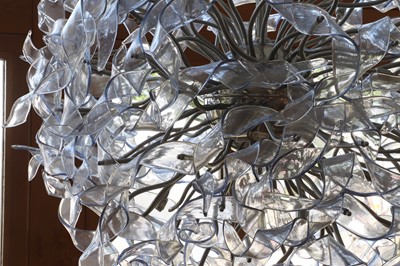 Lot 457 - A large Murano spherical chandelier