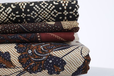 Lot 209 - A group of batik printed textiles